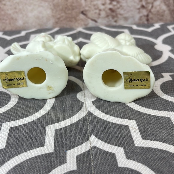 Set of Four Robel Ball Mini Angel Candlesticks - Picture 10 of 11